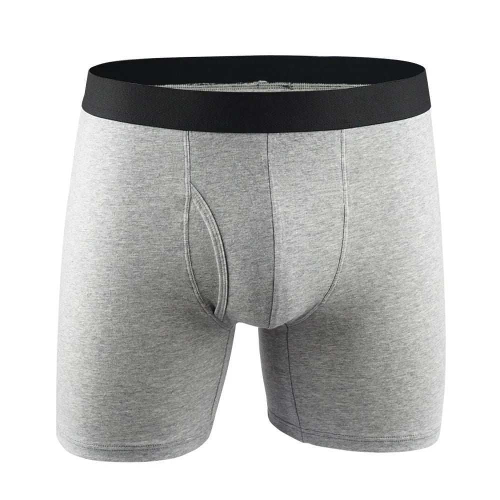 Lot de 4 boxers homme – Coton, poche ergonomique, ouverture frontale