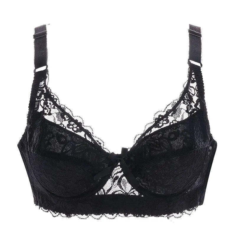 Soutien-gorge dentelle sans armatures grande taille – Léger, confortable & couvrant (B à D)
