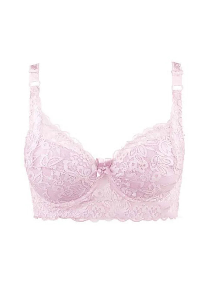 Soutien-gorge dentelle sans armatures grande taille – Léger, confortable & couvrant (B à D)