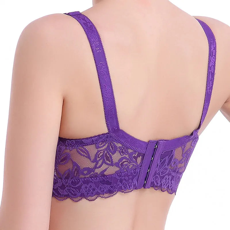 Soutien-gorge dentelle sans armatures grande taille – Léger, confortable & couvrant (B à D)