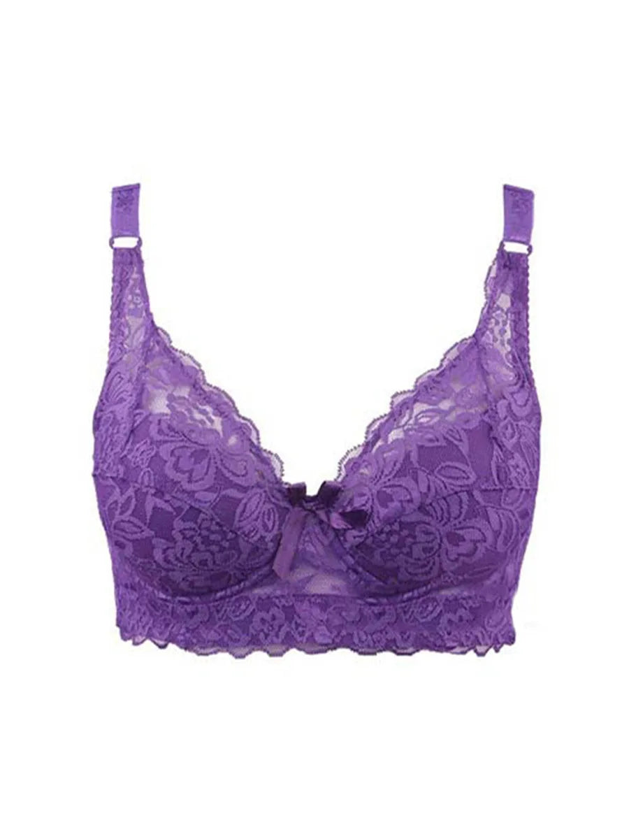 Soutien-gorge dentelle sans armatures grande taille – Léger, confortable & couvrant (B à D)