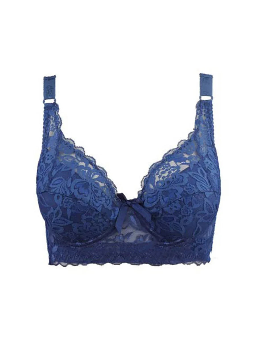 Soutien-gorge dentelle sans armatures grande taille – Léger, confortable & couvrant (B à D)