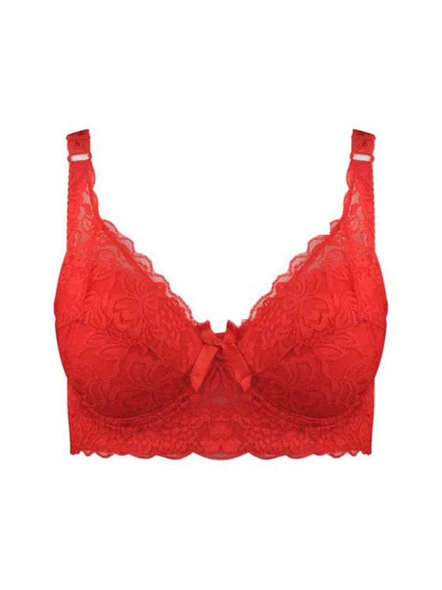 Soutien-gorge dentelle sans armatures grande taille – Léger, confortable & couvrant (B à D)