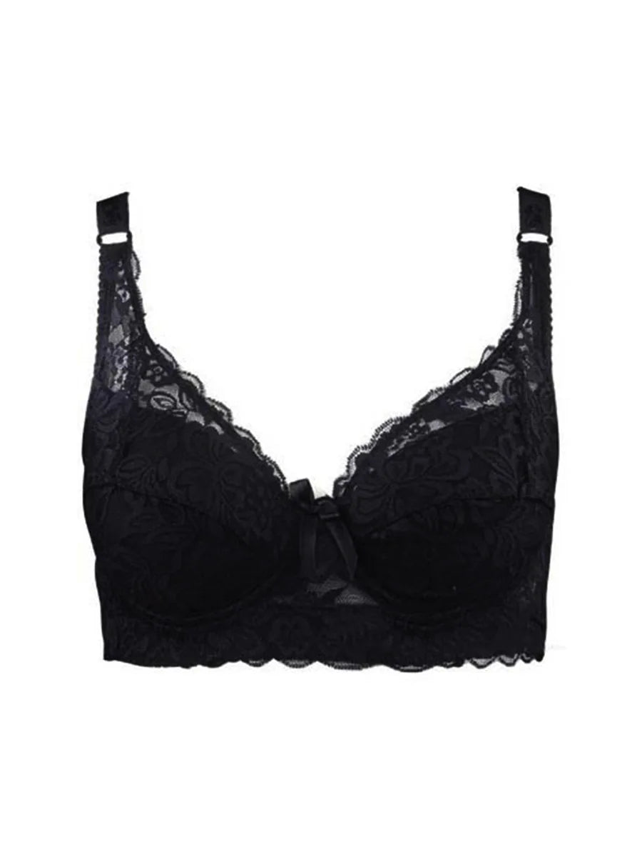 Soutien-gorge dentelle sans armatures grande taille – Léger, confortable & couvrant (B à D)