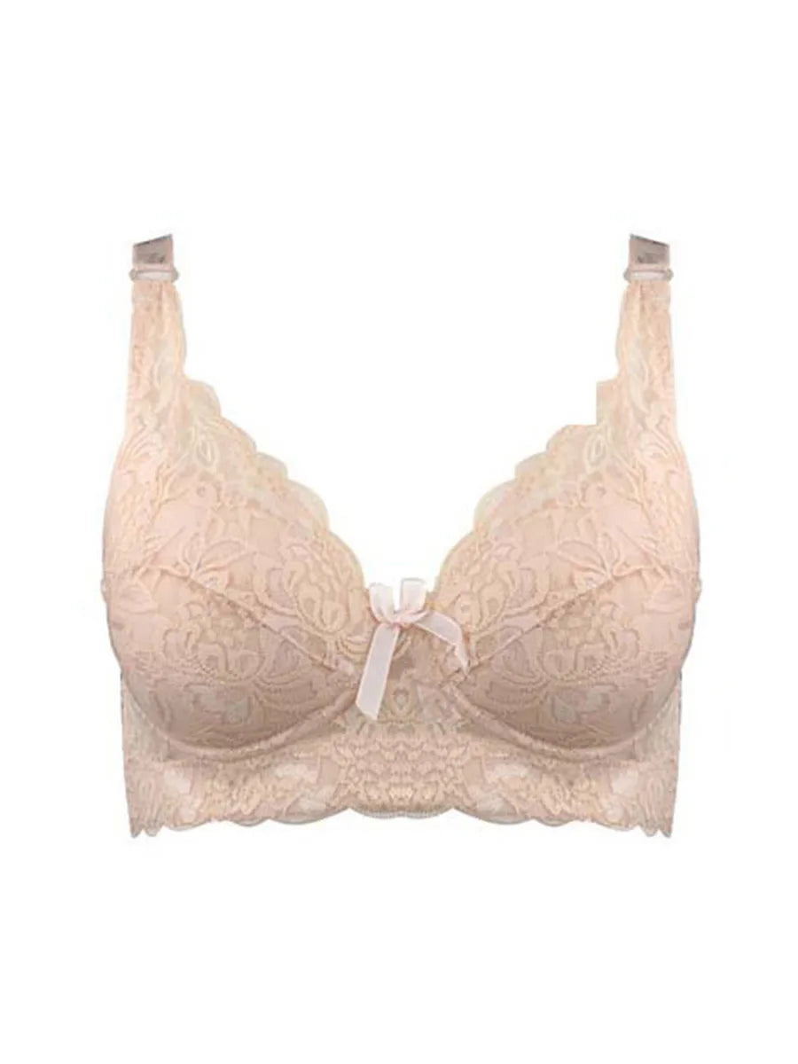 Soutien-gorge dentelle sans armatures grande taille – Léger, confortable & couvrant (B à D)