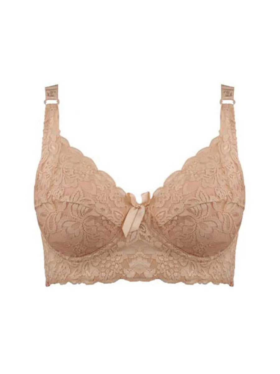 Soutien-gorge dentelle sans armatures grande taille – Léger, confortable & couvrant (B à D)