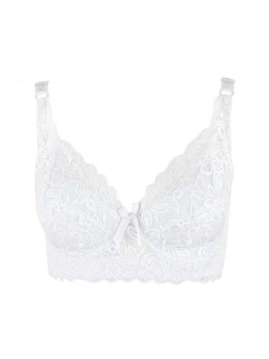 Soutien-gorge dentelle sans armatures grande taille – Léger, confortable & couvrant (B à D)