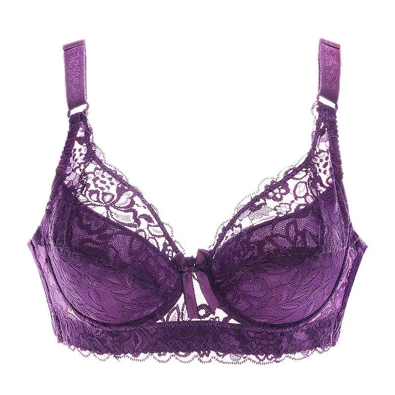 Soutien-gorge dentelle sans armatures grande taille – Léger, confortable & couvrant (B à D)
