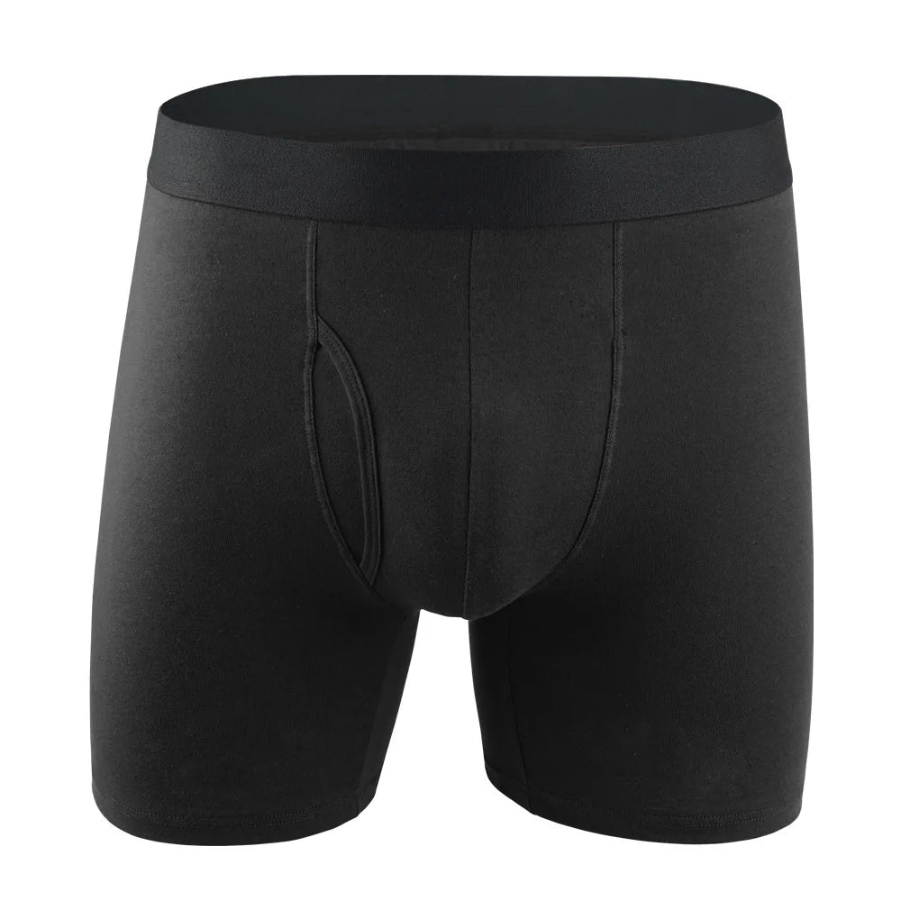 Lot de 4 boxers homme – Coton, poche ergonomique, ouverture frontale