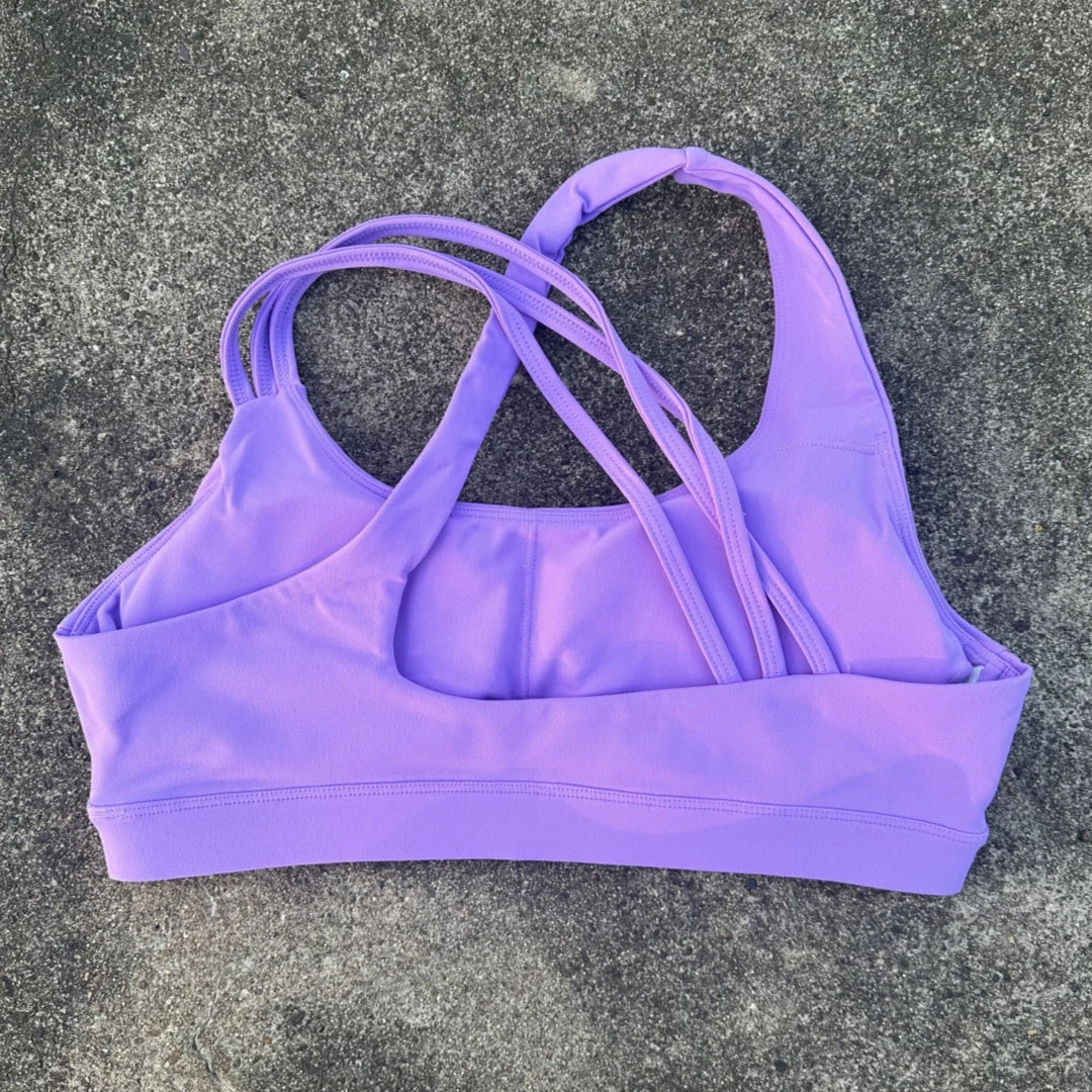 Brassière de Sport Femme Maintien Élevé – Dos Croisé, Bretelles Renforcées, Fitness, Training & Yoga