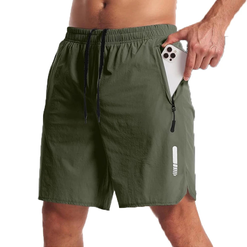 Short de Sport Homme Running, Fitness                Léger, Respirant.