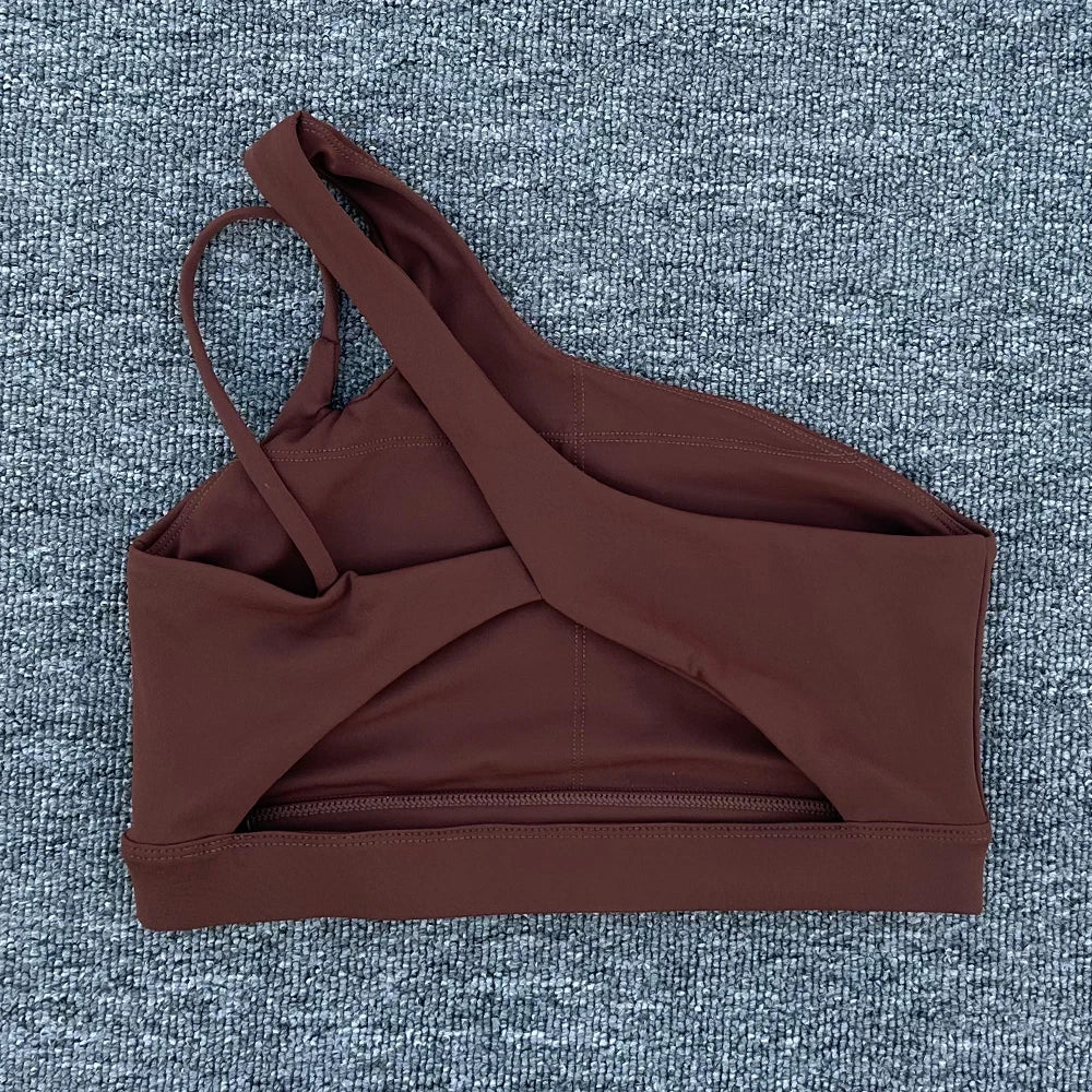Brassière de Sport Femme Anti-Choc – Dos Sublimé, Bretelles Obliques, Running, Fitness & Yoga