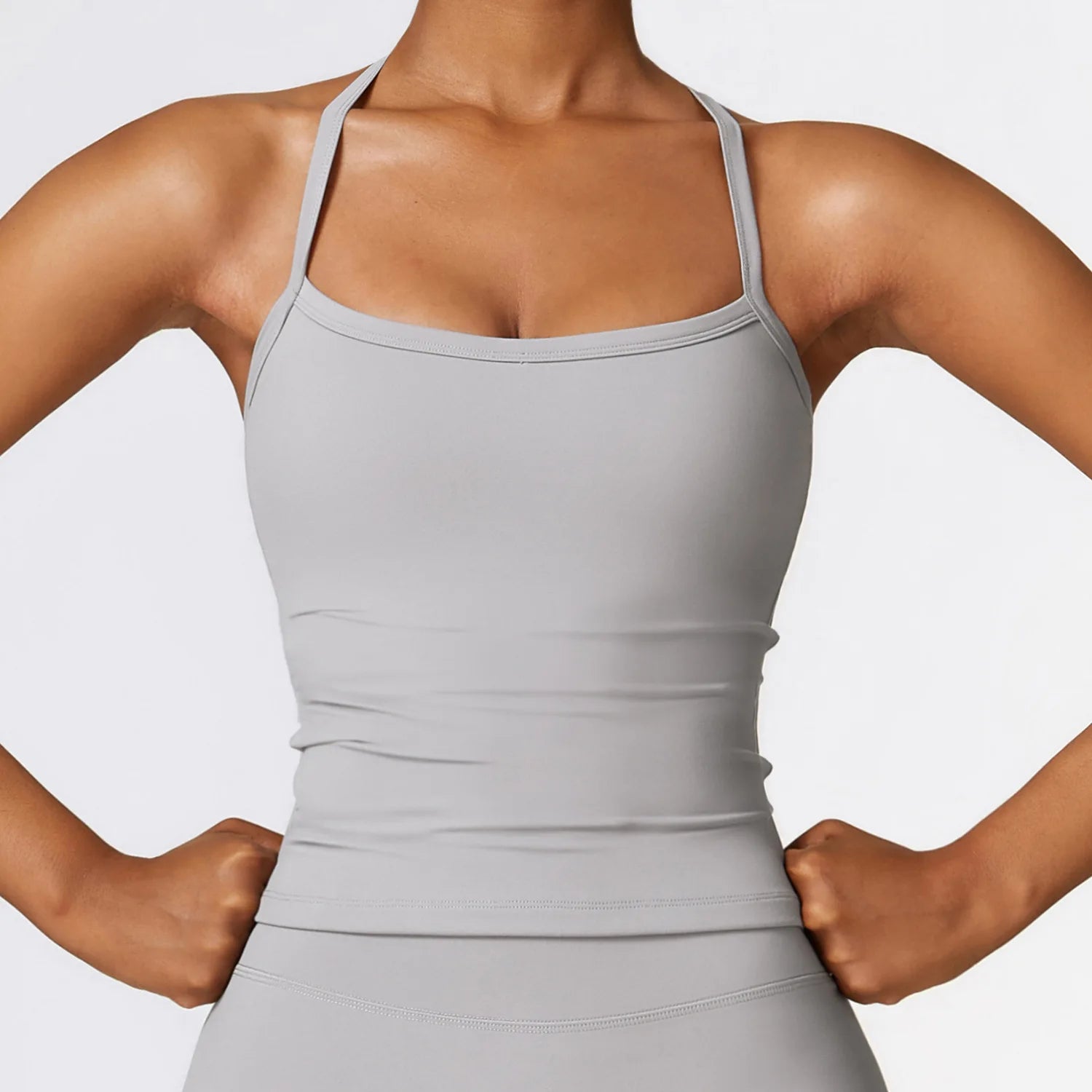 Brassière de Sport Femme Dos Croisé – Maintien Anti-Choc, Respirante, Avec Pads, Yoga, Fitness & Running