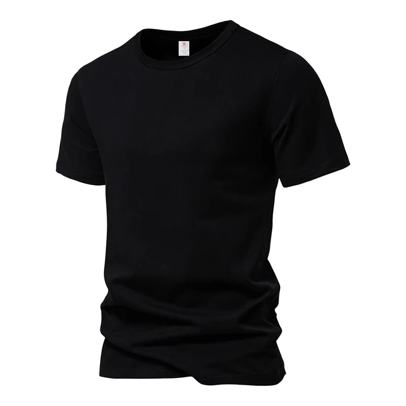 T-shirt homme basique 100 % coton – Coupe régulière, col rond.                  L’essentiel du quotidien : simple, confortable, intemporel.