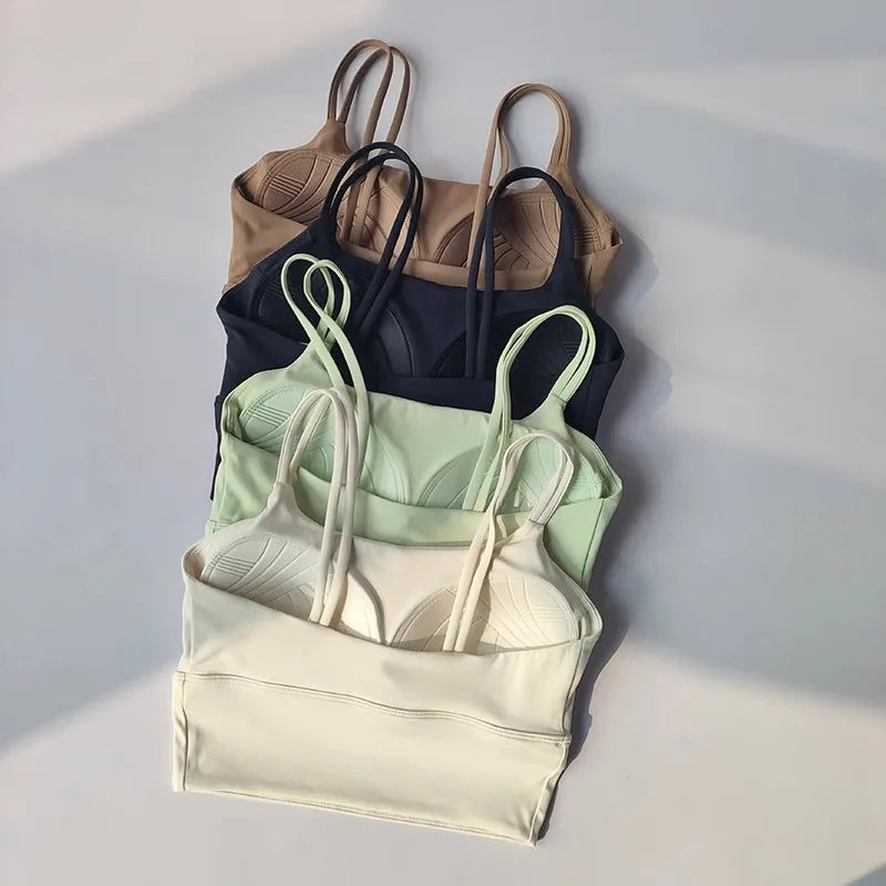 Brassière de Sport Femme Professionnelle – Maintien Anti-Choc, Pads Fixes, Respirante, Yoga, Running & Fitness