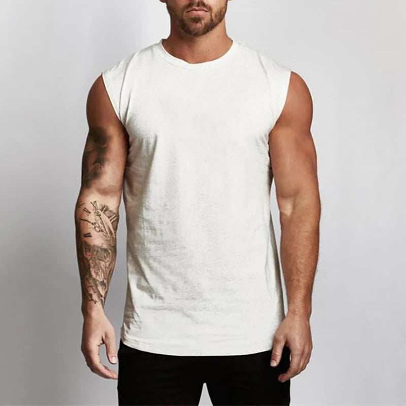 Débardeur Homme en Coton Fitness & Sportswear