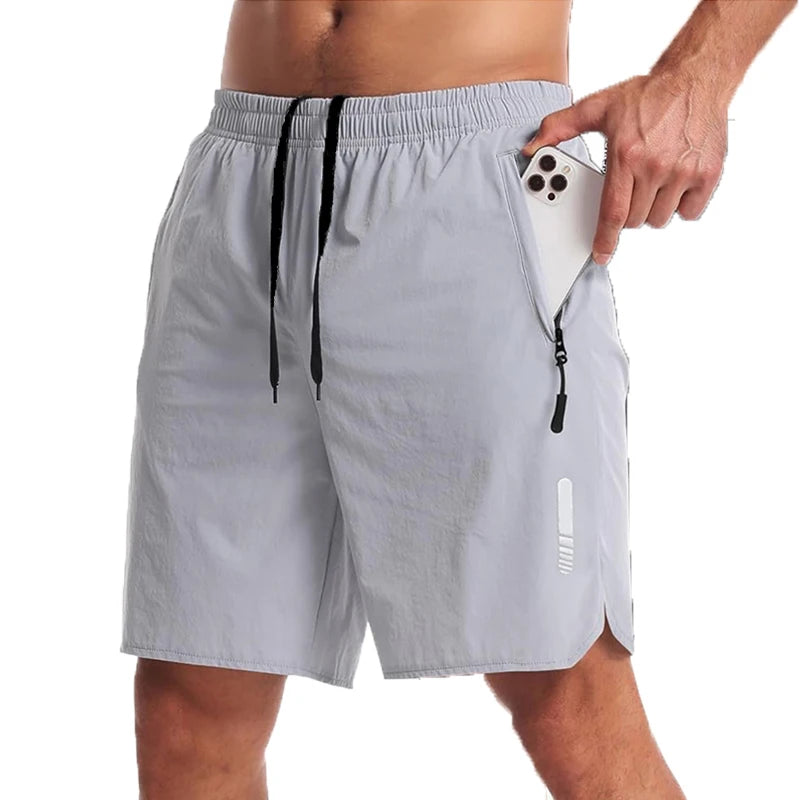 Short de Sport Homme Running, Fitness                Léger, Respirant.