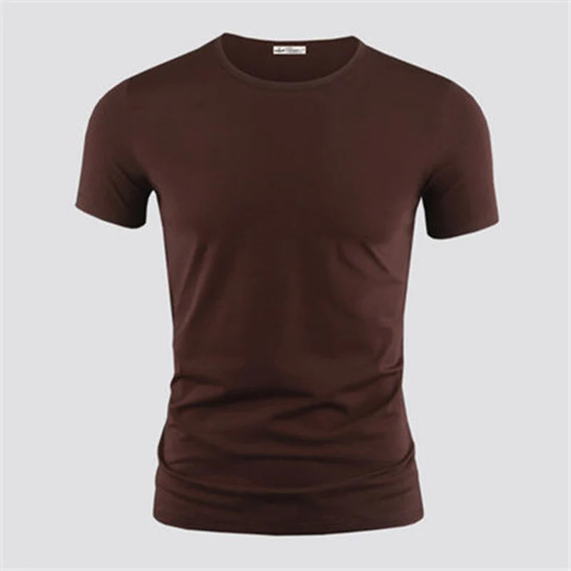 T-shirt homme col V – Coupe ajustée fitness, une coupe sportive.                               Un style épuré,le confort comme stand.