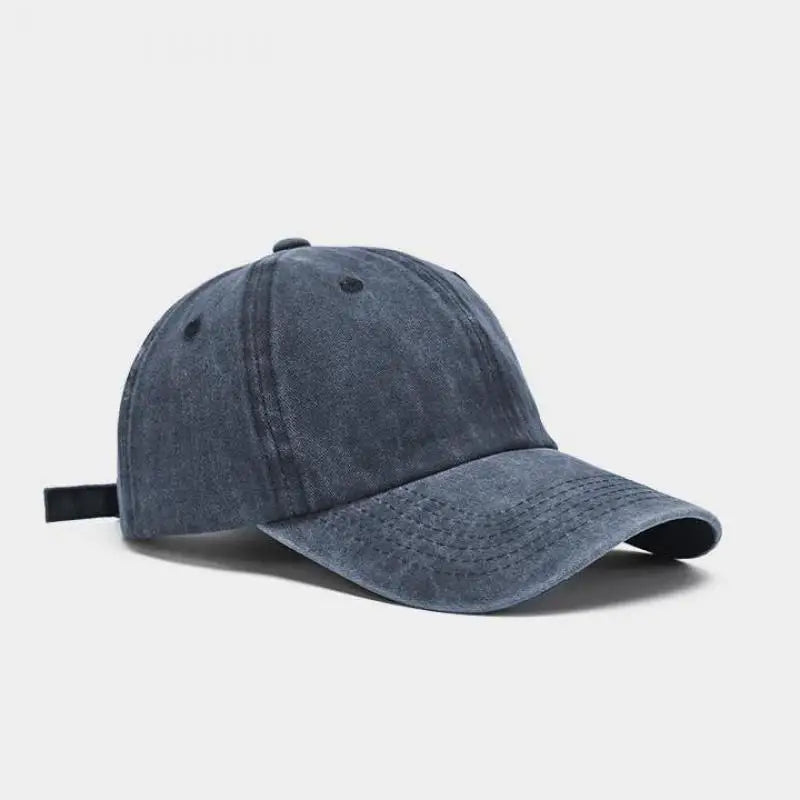 Casquette Baseball Unisexe en Coton Lavé – Snapback Vintage, Couleur Unie, Style Dad Hat Hip-Hop & Casual