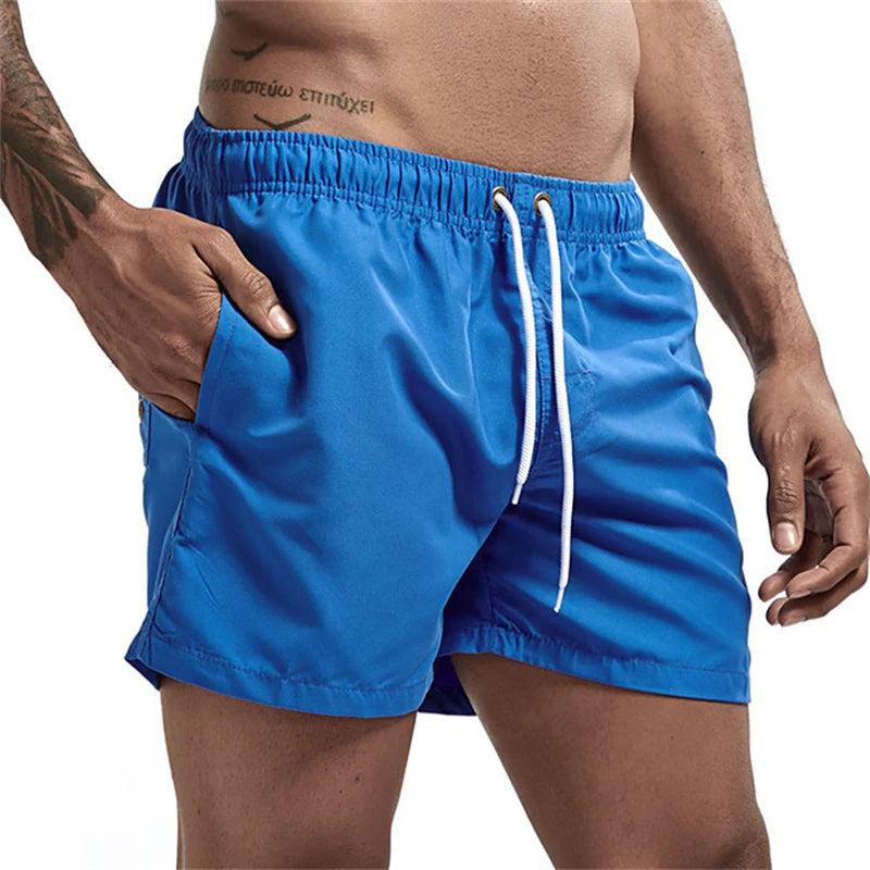 Short de Bain Homme Léger – Séchage Rapide, Doublure Mesh, Poches Latérales, Boardshort Été.