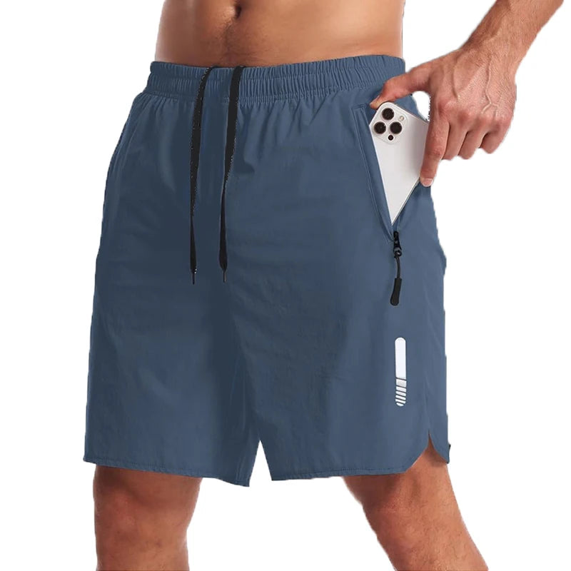 Short de Sport Homme Running, Fitness                Léger, Respirant.