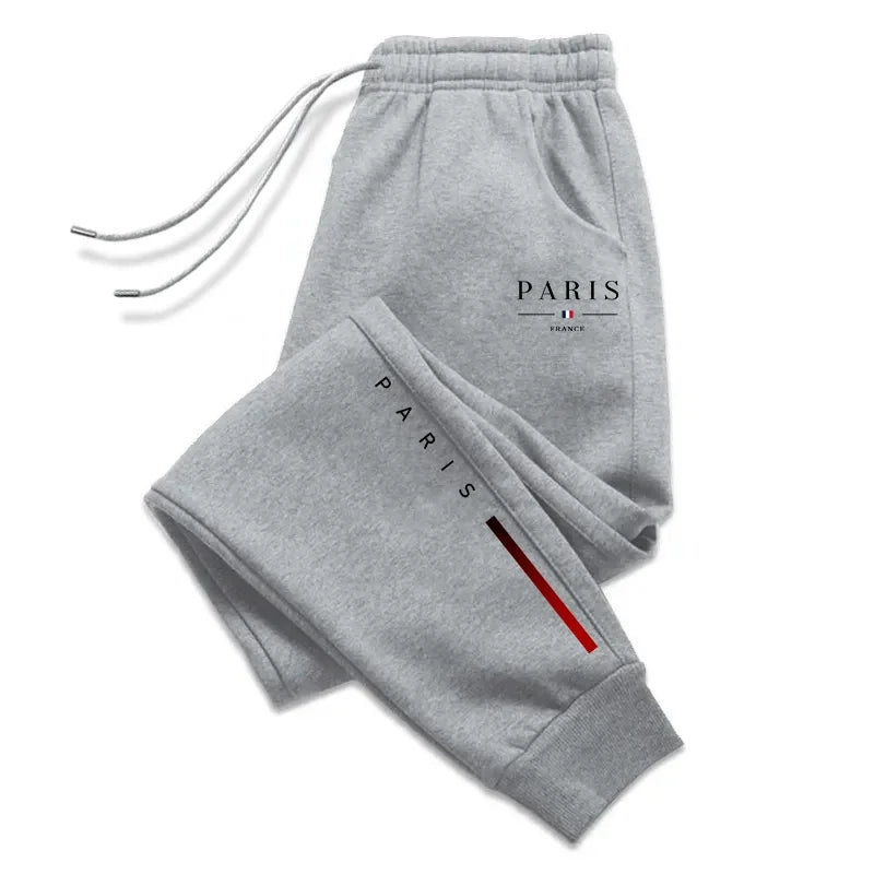 Jogging Homme Imprimé Paris Pantalon Casual & Sport, Style Urbain Premium