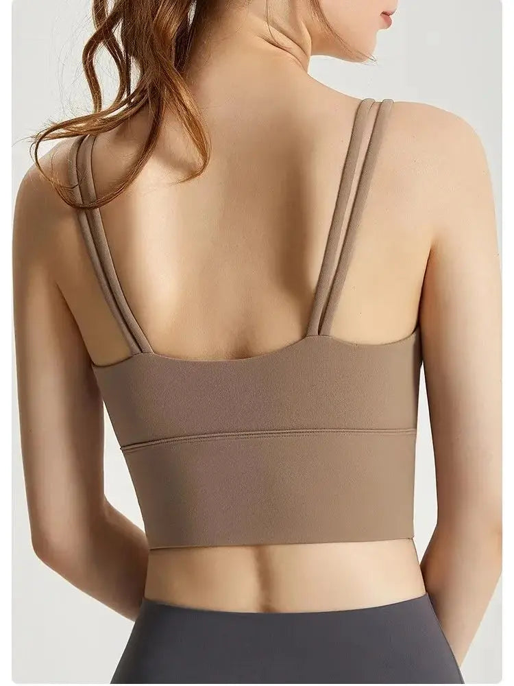 Brassière de Sport Femme Professionnelle – Maintien Anti-Choc, Pads Fixes, Respirante, Yoga, Running & Fitness