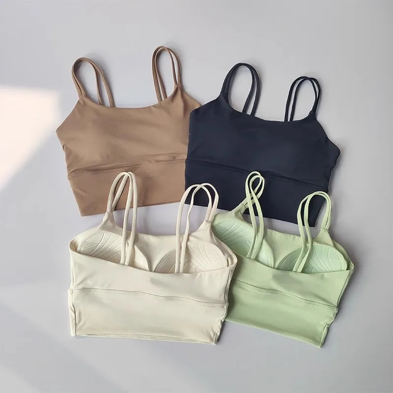 Brassière de Sport Femme Professionnelle – Maintien Anti-Choc, Pads Fixes, Respirante, Yoga, Running & Fitness