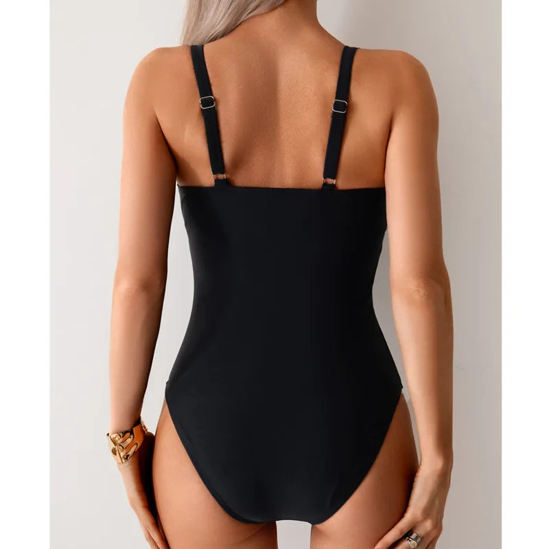 Maillot de Bain 1 Pièce  Gainant Ventre Plat, Push-Up, Coupe Élégante & Confortable