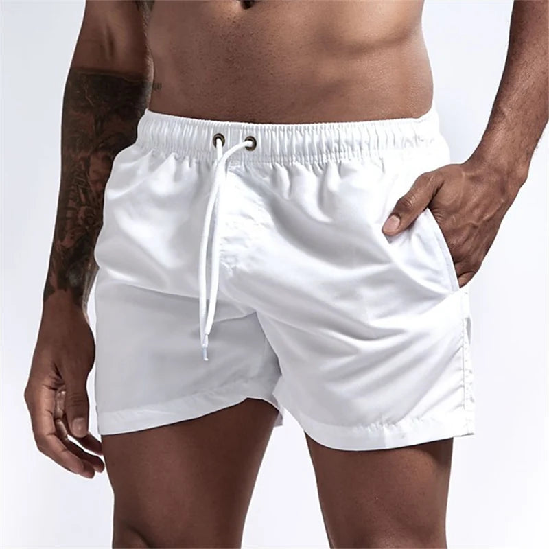 Short de Bain Homme Léger – Séchage Rapide, Doublure Mesh, Poches Latérales, Boardshort Été.