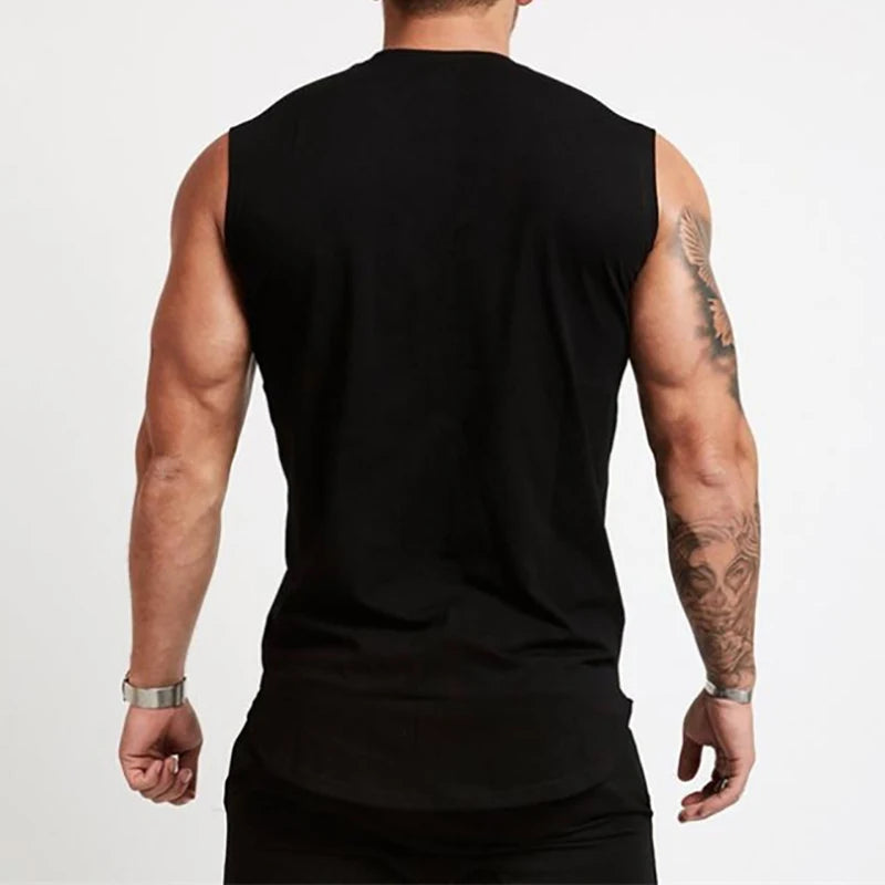 Débardeur Homme en Coton Fitness & Sportswear