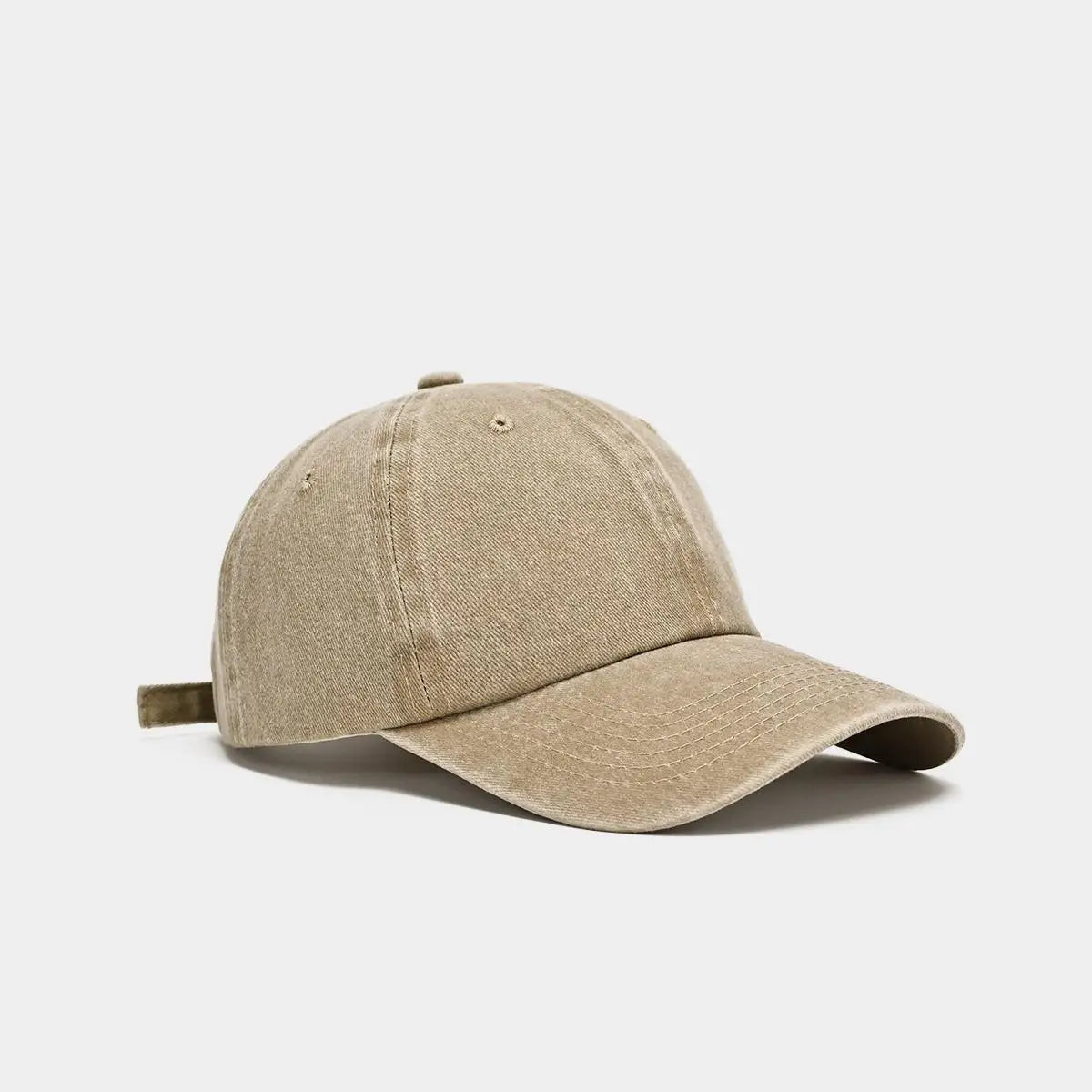 Casquette Baseball Unisexe en Coton Lavé – Snapback Vintage, Couleur Unie, Style Dad Hat Hip-Hop & Casual