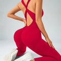 Combinaison Sport Femme Seamless – Bodysuit Fitness Tendance, Jumpsuit Yoga & Legging Gainant.