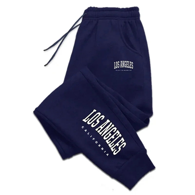 Jogging Femme Style Los Angeles – Taille Élastique, Casual & Sport, Pantalon Haute Qualité Outdoor