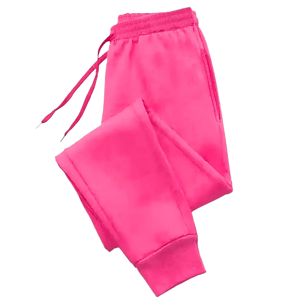 Jogging Femme Pantalon Molletonné Automne/Hiver, Coupe Jogger, Confort & Style Sport-Chic