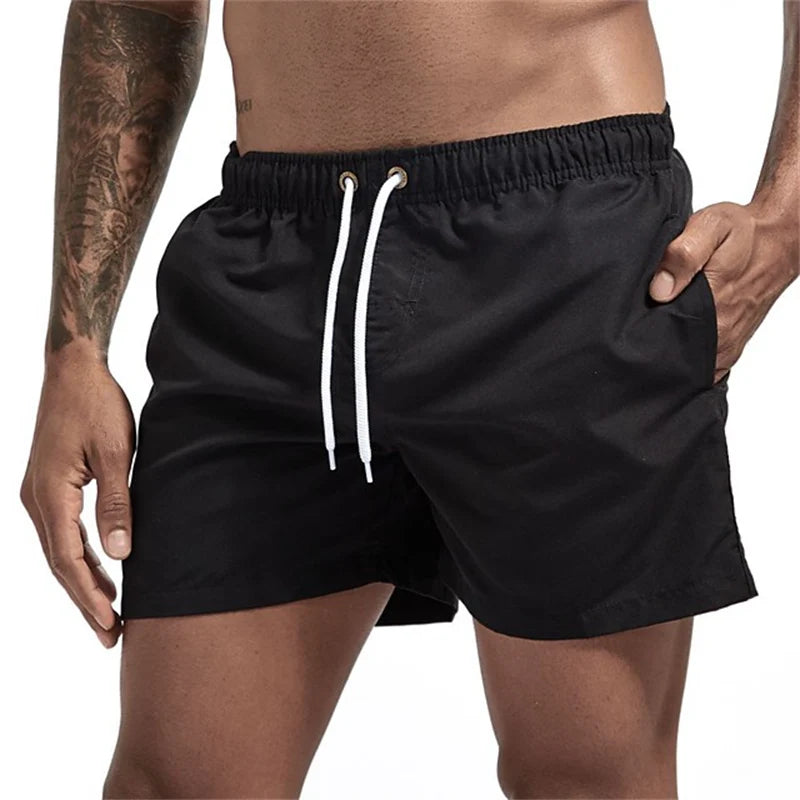 Short de Bain Homme Léger – Séchage Rapide, Doublure Mesh, Poches Latérales, Boardshort Été.