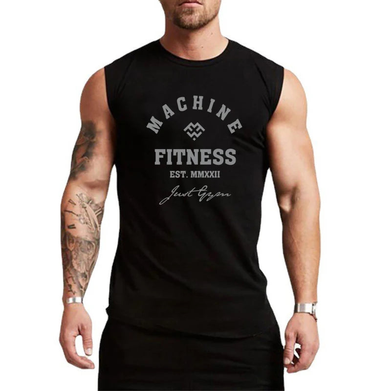 Débardeur  Homme en Coton Confortable, Musculation & Sport.