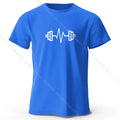 T-Shirt Fitness Oversize en Coton – Logo Imprimé, Style Sport & Streetwear, Homme
