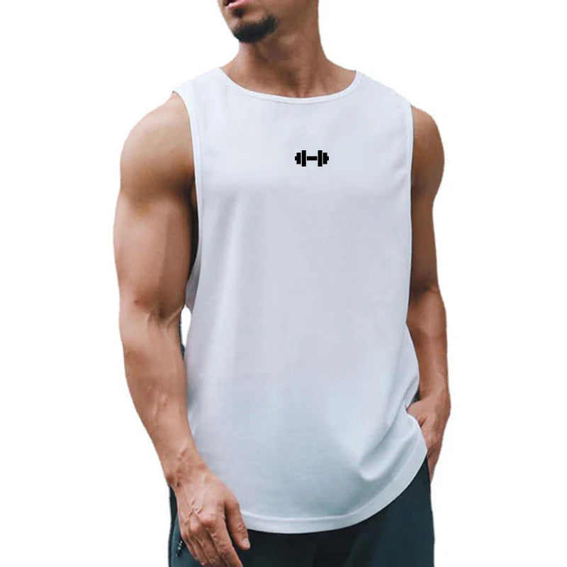 Débardeur de Sport Homme Coupe Slim, Bodybuilding, Fitness.
