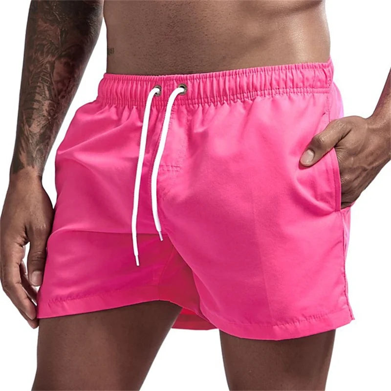 Short de Bain Homme Léger – Séchage Rapide, Doublure Mesh, Poches Latérales, Boardshort Été.