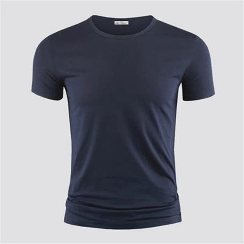 T-shirt homme col V – Coupe ajustée fitness, une coupe sportive.                               Un style épuré,le confort comme stand.