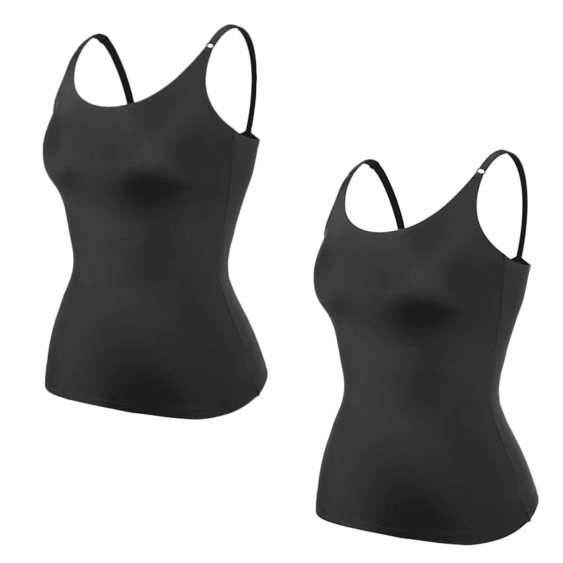 Débardeur Gainant Femme Ventre Plat – Body Shaping Seamless, Effet Lissant & Amincissant