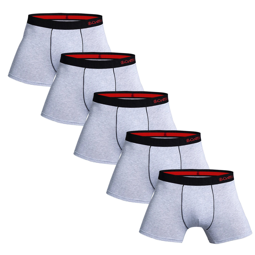 Lot de 5 boxers homme en coton – Style luxe, sexy et confortable. Confort haut de gamme et design élégant : les sous-vêtements essentiels pour l’homme moderne.