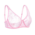 Soutien-gorge dentelle à armatures – Broderies, design ajouré, sexy & grande taille (A-D)