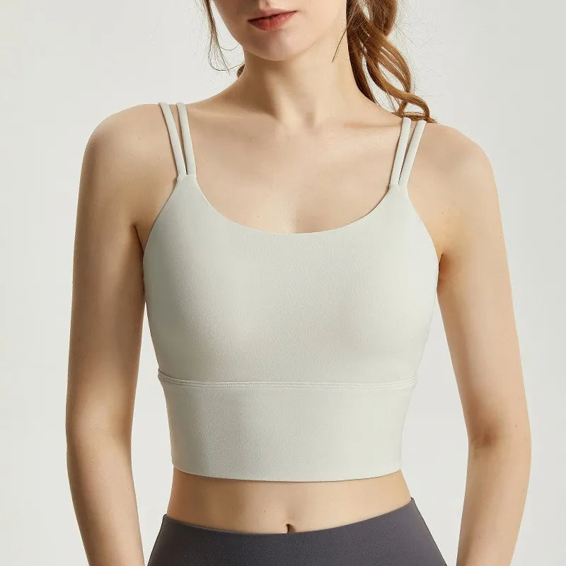 Brassière de Sport Femme Professionnelle – Maintien Anti-Choc, Pads Fixes, Respirante, Yoga, Running & Fitness