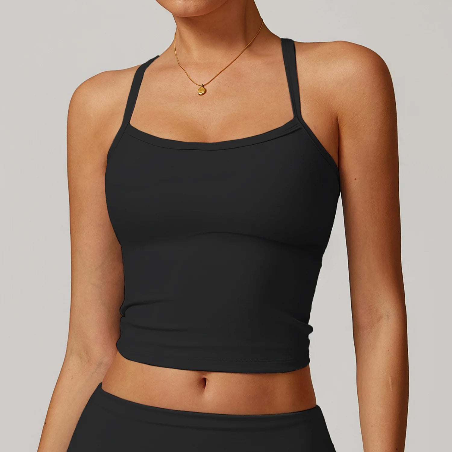 Brassière de Sport Femme Dos Croisé – Maintien Anti-Choc, Respirante, Avec Pads, Yoga, Fitness & Running