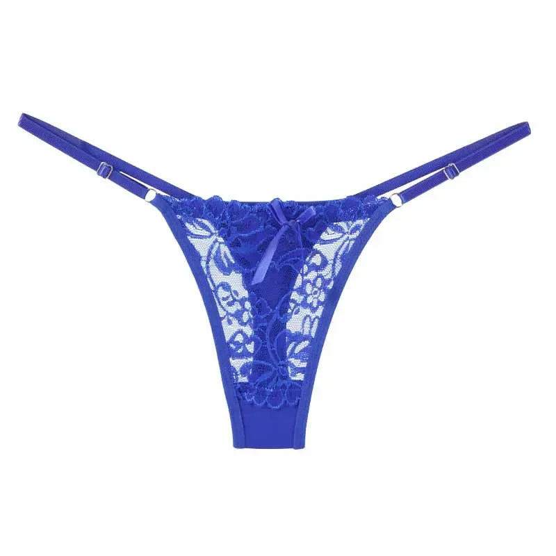 String en dentelle ajustable pour femme – Taille basse, respirant et confortable