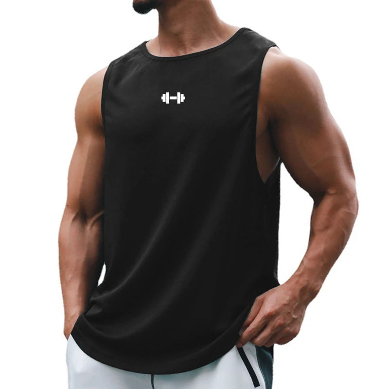 Débardeur de Sport Homme Coupe Slim, Bodybuilding, Fitness.
