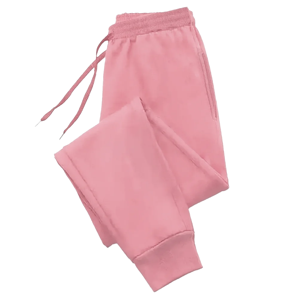Jogging Femme Pantalon Molletonné Automne/Hiver, Coupe Jogger, Confort & Style Sport-Chic
