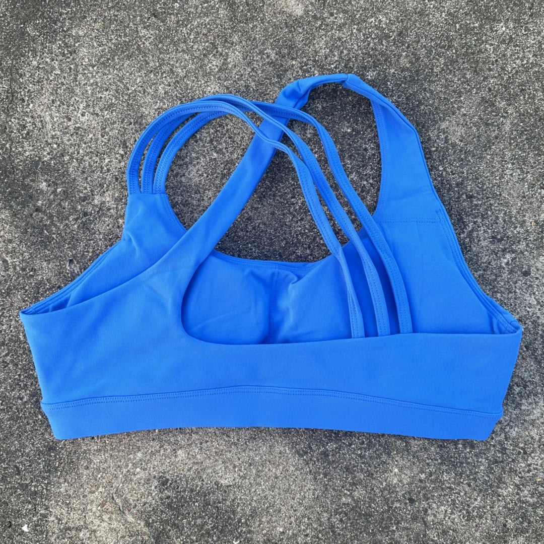 Brassière de Sport Femme Maintien Élevé – Dos Croisé, Bretelles Renforcées, Fitness, Training & Yoga